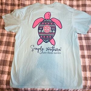 Simply Southern Aqua Tee